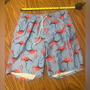 Old Navy Men’s Flamingo Swim Trunks Size Small